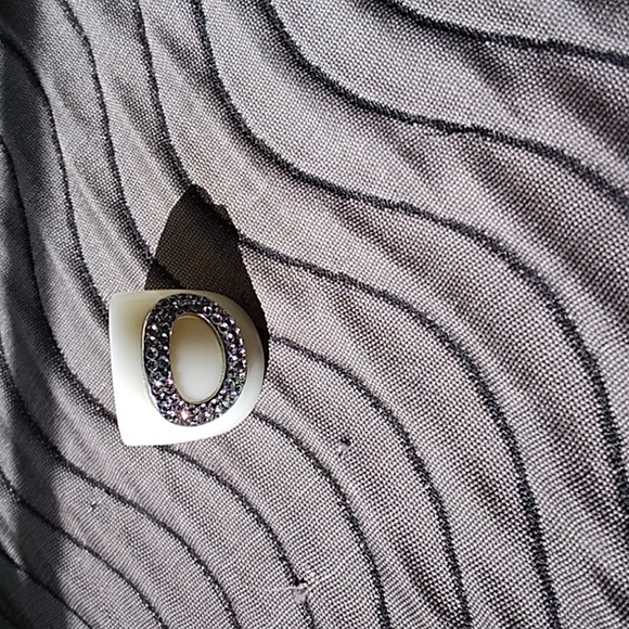 Acrylic ring with Swarovski crystals. - Picture 4 of 5